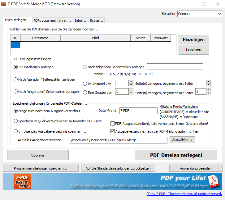 Capture d'écran 1: Partager le PDF