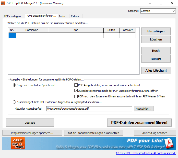 Capture d'écran 2: démonter le PDF