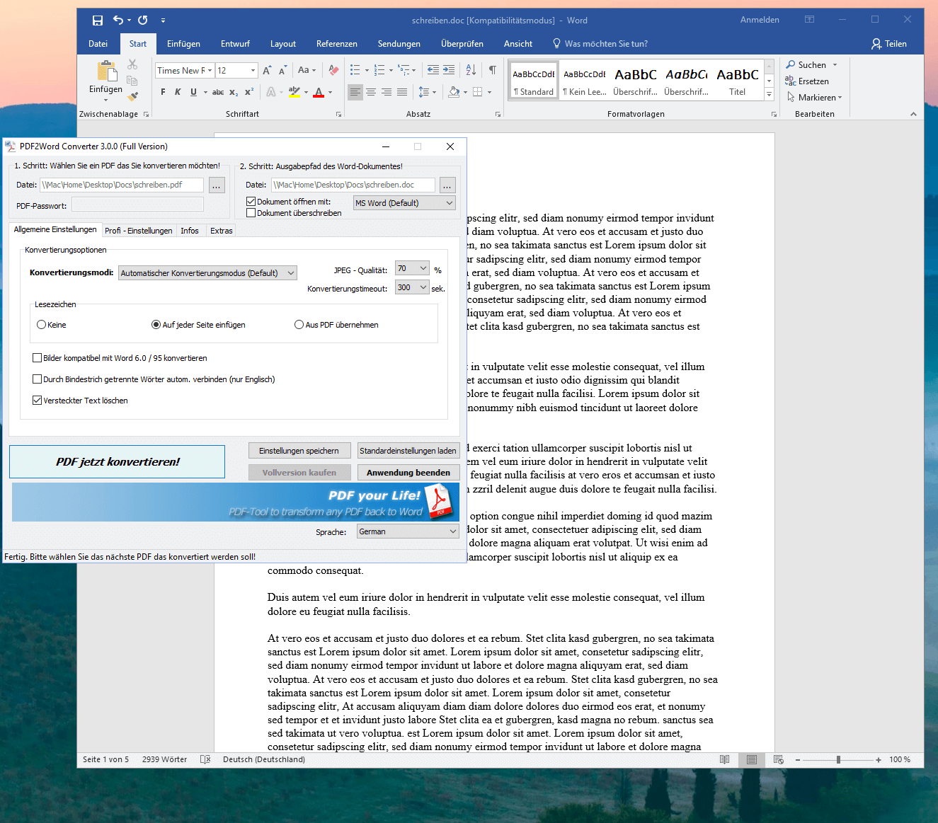 Modifier des fichiers PDF avec Word gratuitement Modifier des fichiers PDF avec Word gratuitement